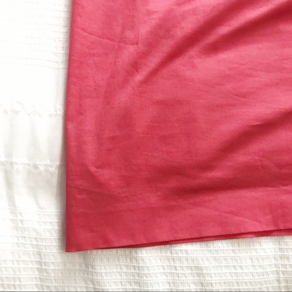 CLUB MONACO CORAL PINK OFF THE SHOULDER RUFFLE PUFFY SHORT SLEEVE TUNIC DRESS - Picture 7 of 7